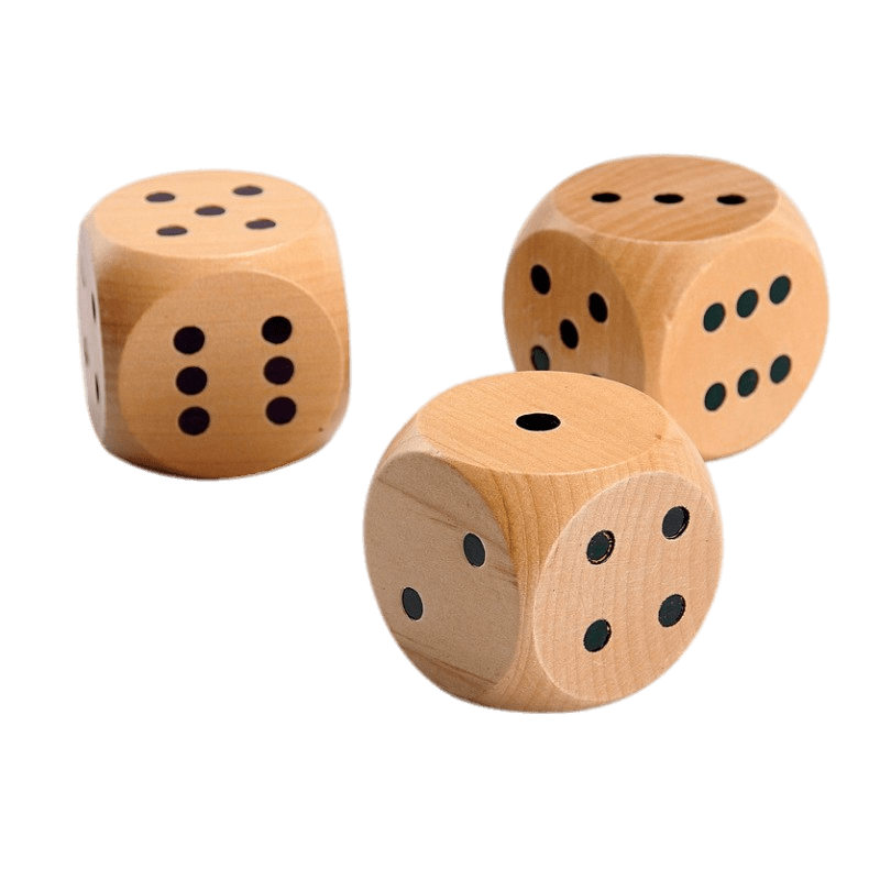 Wooden Dice PNG